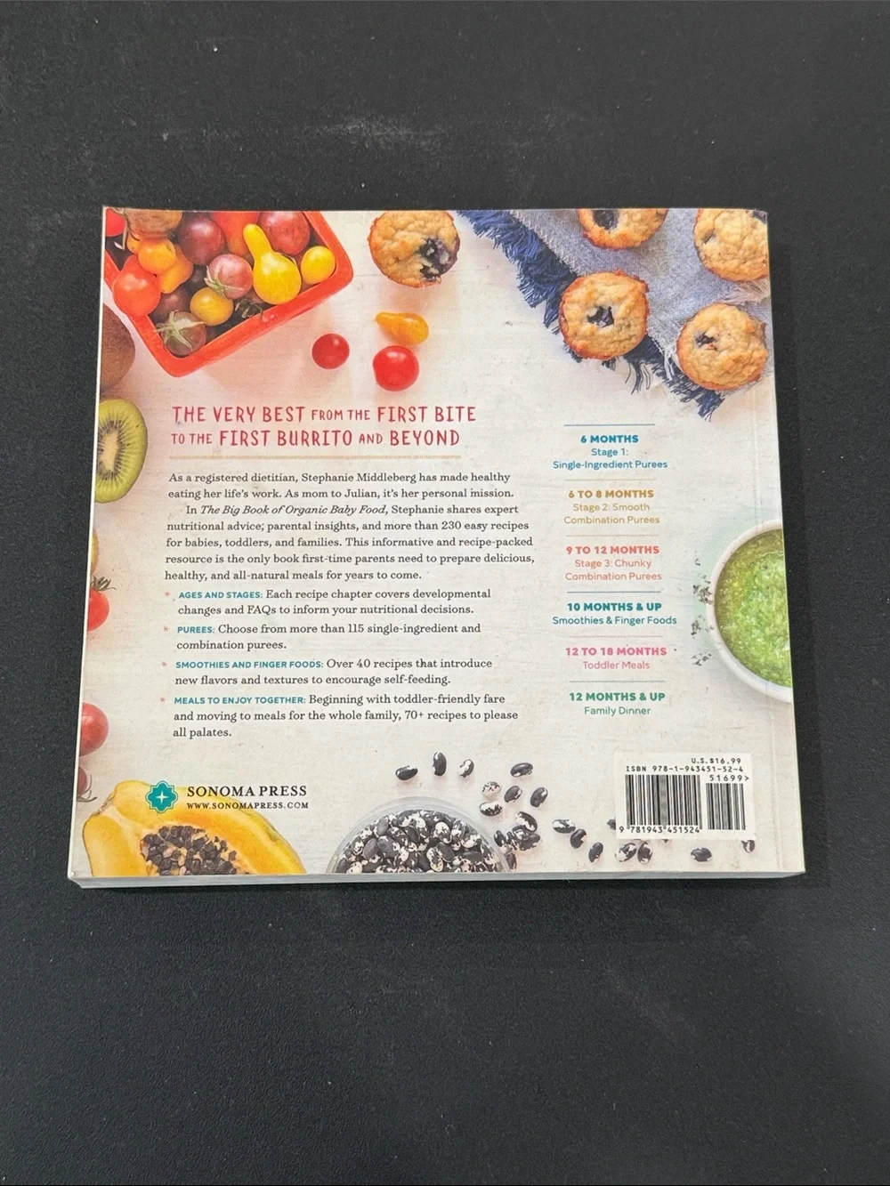The Big Book of Organic Baby Food - Colorful Cookbook